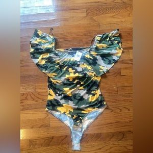 Camouflage body suit